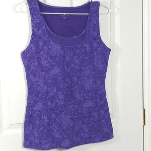 Purple work out tank size M